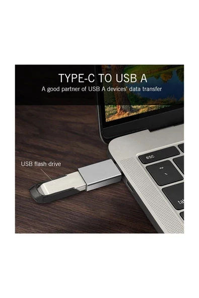 Daytona Dr01 Usb Flash Drıver Type-C usb (GİRİŞ : USB TYPE-C  ÇIKIŞ : USB 3.0 TYPE-A) (2ADET) - Resim 6