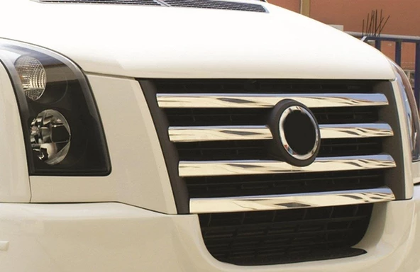 VW Crafter Krom Ön Panjur 5 parça 2006-2012 Arası - Resim 3