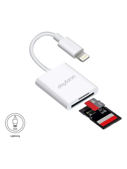 Daytona Nk1022 Iphone Lıghtıng - SD Kamera,mıcro SD Apple,Iphone&Ipad İçin ürün görseli 1