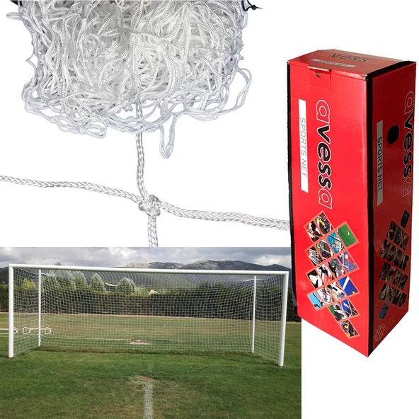 Avessa 750 cm Nizami Futbol Kale Ağı 3 mm İp Kalınlığı KR102 ürün görseli 1
