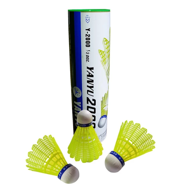 Yanyu Bad-600 Profesyonel Badminton Topu 6 Adet Kutulu ürün görseli 1
