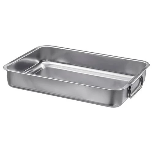 IKEA Koncıs Fırın Kabı Paslanmaz Çelik 24x34 Cm  Yemek Pasta Kek Pişirme ürün görseli 1