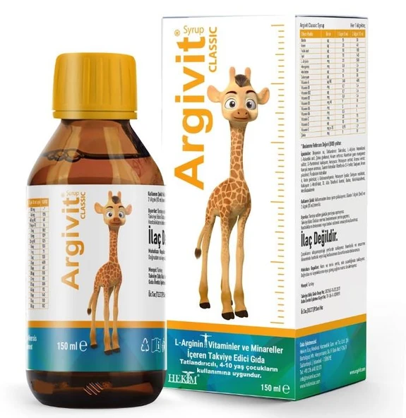 Argivit Classic Şurup150 ml ürün görseli 1