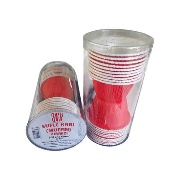 SUFLE KABI (50X45) KIRMIZI ASETATLI 20 Lİ - Resim 2