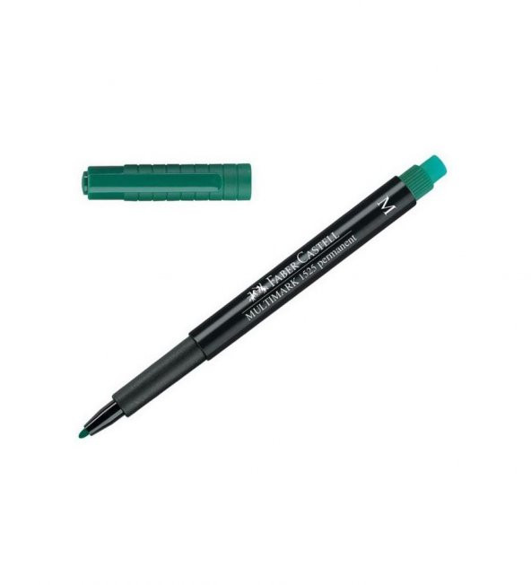 FABER PERMANENT ASETAT KALEMI M YESIL ürün görseli 1