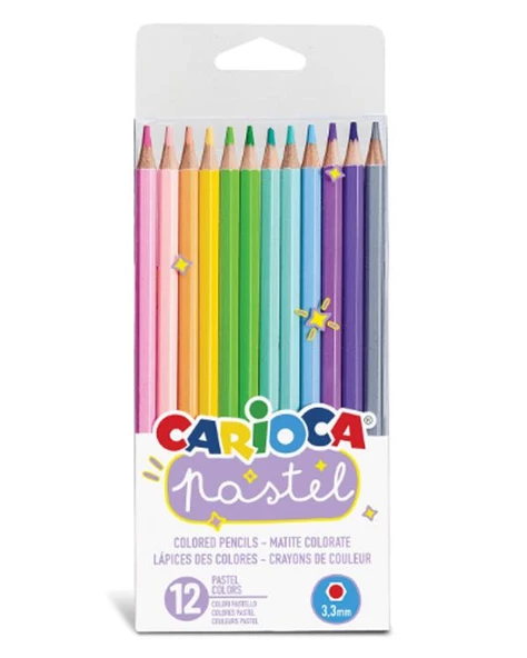 Carioca Kuru Boya Kalemi 12 Renk ürün görseli 1