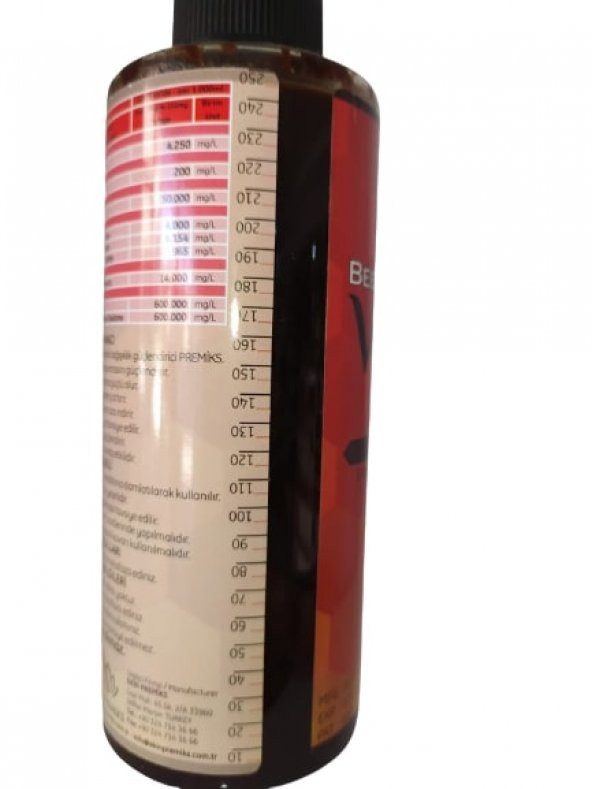 BEELOVE VARRO RED / ARILAR İÇİN SIVI PREMİKS ( 1000 ml) ürün görseli 1