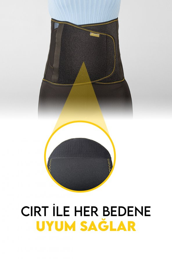 MORSA CYBERG® Neopren Karın Korsesi STANDART BEDEN - Resim 4
