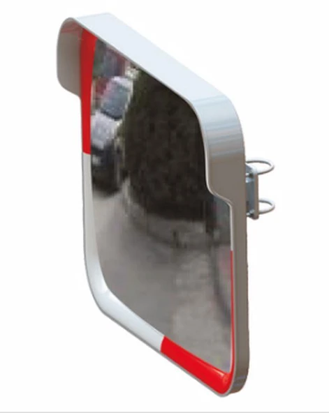 Evelux Trafik Güvenlik Aynası 12246 Tga 600Mm(5,65Kğ) Kırmızı Beyaz ürün görseli 1