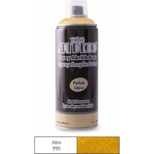 Artdeco Sprey Boya Akrilik 400 ML Gold Y-400-990 ürün görseli 1