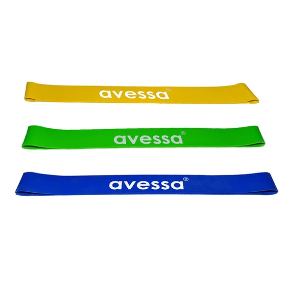 Avessa Latex Aerobik 3 Lü Direnç Seti LAB10-20-30 ürün görseli 1