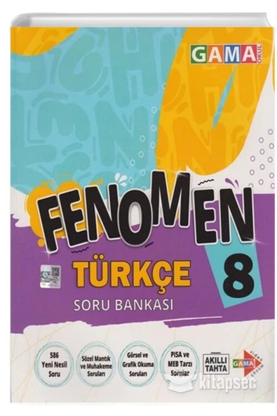 FENOMEN  8.SINIF TÜRKÇE SORU BANKASI ürün görseli 1