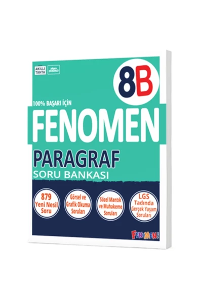 FENOMEN  8.SINIF PARAGRAF SORU BANKASI  8B ürün görseli 1