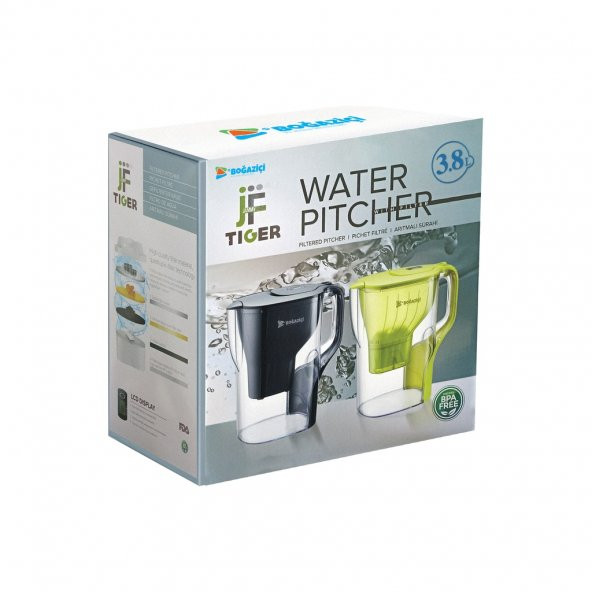 Jammy Filter Tiger Su Arıtma Sürahi 3.8 Litre - Resim 5