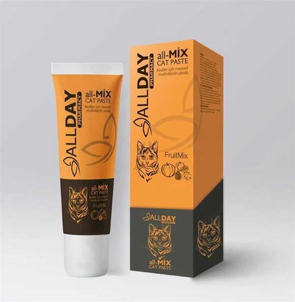 AllDay FruitMix Cat Kediler İçin Meyveli Multivitamin Pasta Macun 100Gr ürün görseli 1