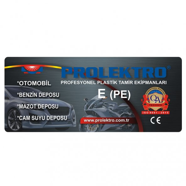 Prolektro E Siyah Geniş (Pe) Plastik Elektrot - Resim 2