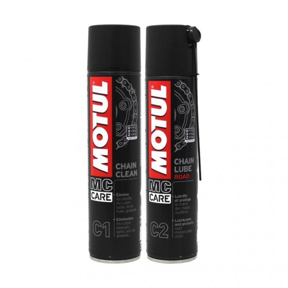 Motul C1 400 ML + C2 400 ML Zincir Bakım Seti ürün görseli 1