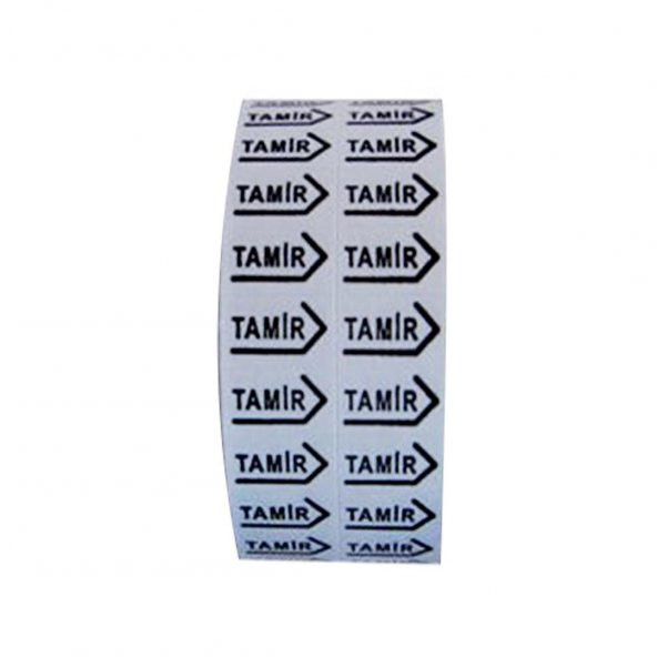 Tamir Etiketi (1 Rulo 3500 Adet) - Resim 2
