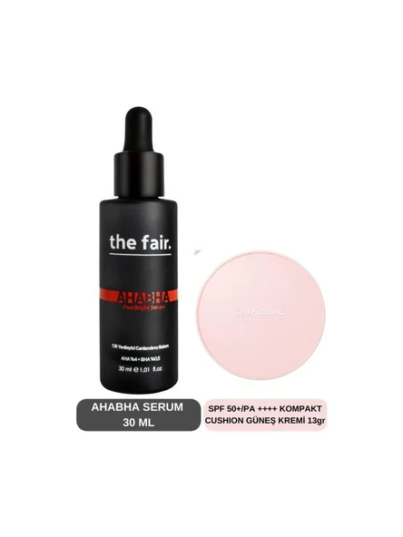 the fair. AHABHA Peeling Asit ve Kompakt Güneş Kremi Set ürün görseli 1