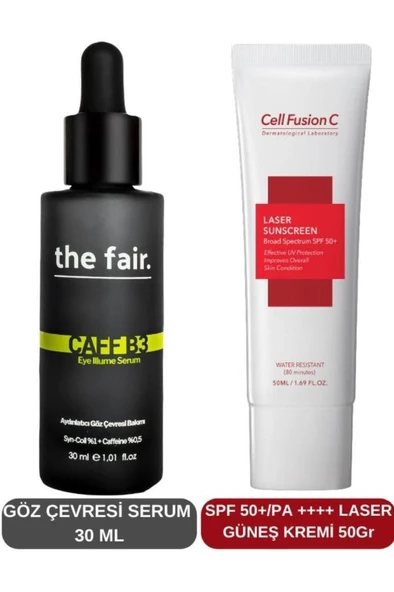 the fair. Caff-B3 Göz Çevresi Serumu ve Güneş Kremi Set ürün görseli 1
