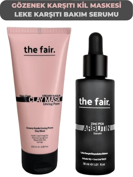 the fair. Kaolin Gözenek Karşıtı Kil Maskesi ve Leke Karşıtı Bakım Serumu ürün görseli 1
