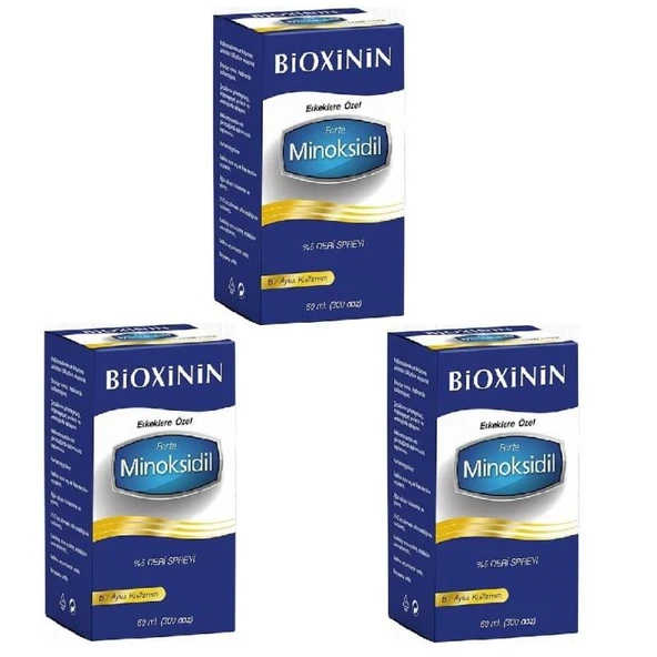 Bioxinin Forte Minoksidil Sprey 60ml | 3 Adet ürün görseli 1