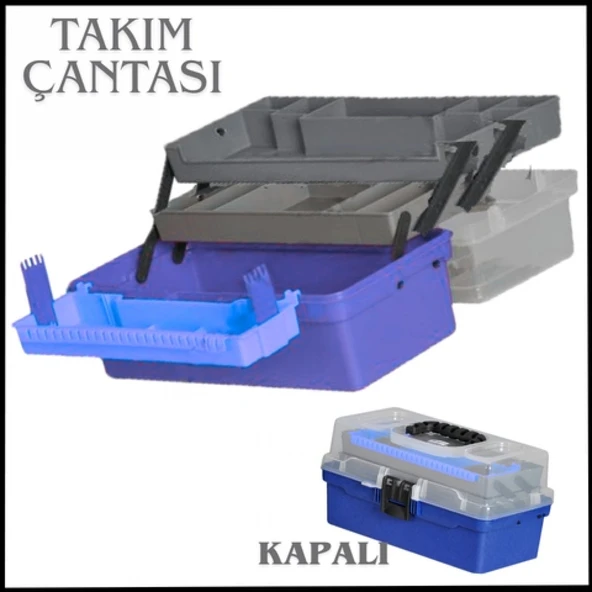 Uyguna-YakalaTakım Çantası  Şeffaf Balıkçı 15"-ÇAN.037 ürün görseli 1