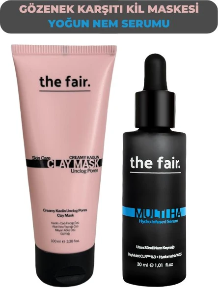 the fair. Gözenek Karşıtı Kil Maskesi ve Yoğun Nem Serumu ürün görseli 1