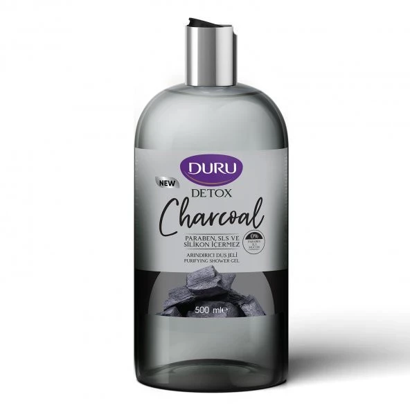Duru Detox Kömür Duş Jeli 500ml   2li kampanya ürün görseli 1