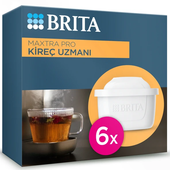 BRITA MAXTRA PRO Kireç Uzmanı Yedek Su Arıtma Filtresi, 6’lı ürün görseli 1