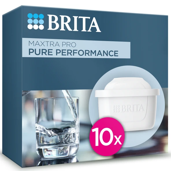 BRITA Maxtra Pro Pure Performance Yedek Su Arıtma Filtresi, 10’lu ürün görseli 1