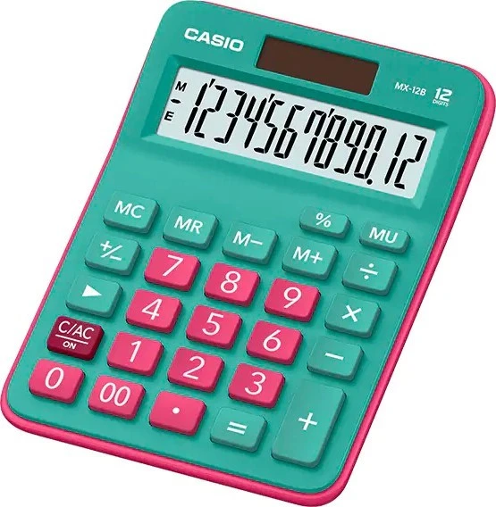 Casio MX-12B-GNRD 12 Haneli Masaüstü Hesap Makinesi ürün görseli 1