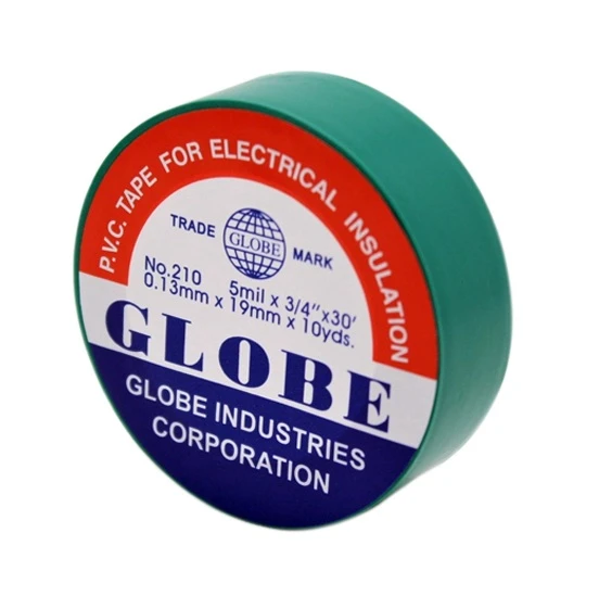 Globe Elektrikçi Bandı İzole Bant 19 x 10Yds Yeşil ürün görseli 1