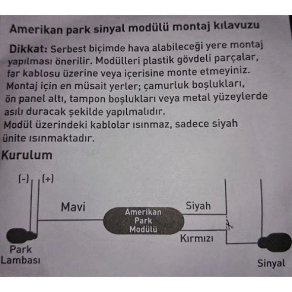 KRC Amerikan Park Sinyal Modülü - Resim 3