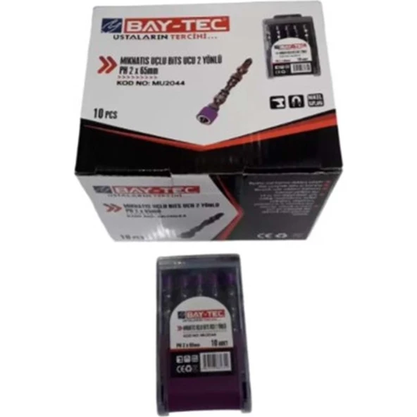 BAY-TEC MIKNATIS UÇLU BİTS UCU PH2X65 MM MU2044 ürün görseli 1
