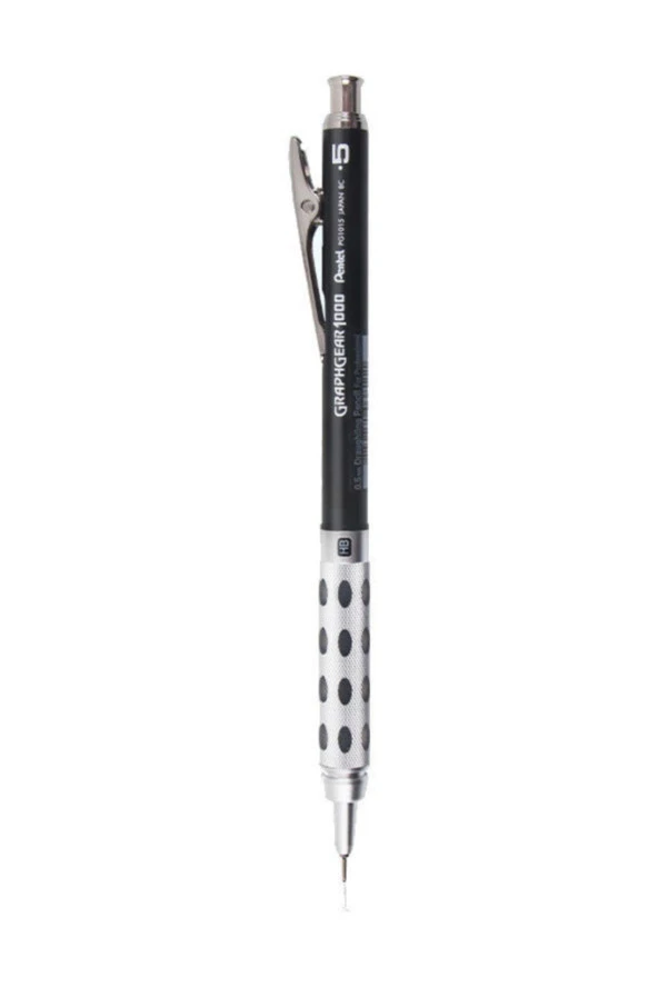 Pentel 0.5 Met.göv. Gizli Uç Tek.çiz. Ve Yazı Versatil Siyah ürün görseli 1