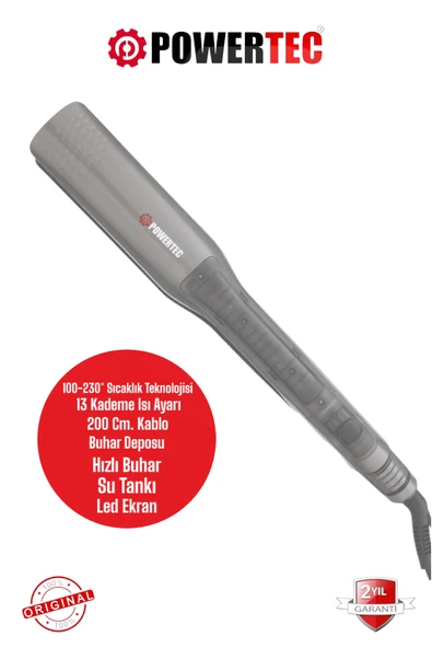 Powertec TR-2840 Buharlı Saç Düzleştirici ürün görseli 1