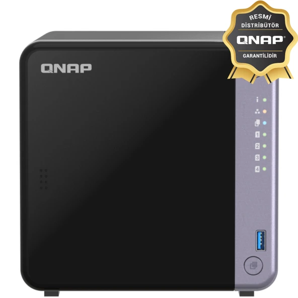 QNAP TS-432X-4G 4 YUVALI 4GB DEPOLAMA ÜNİTESİ (Resmi Distribütör Garantili) ürün görseli 1