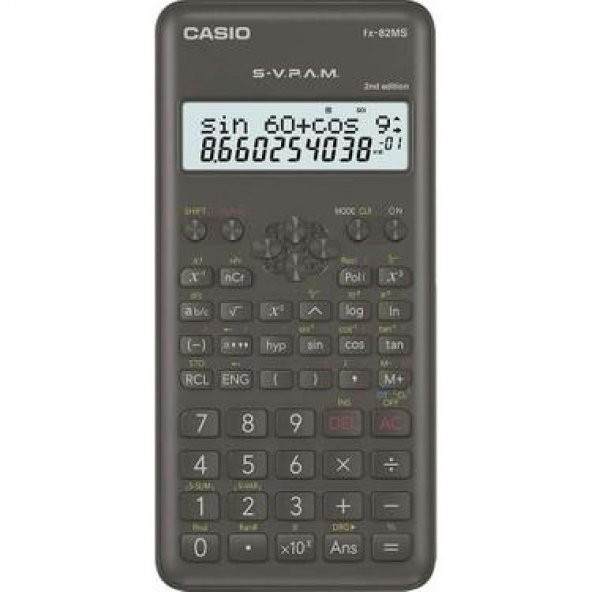 CASIO FX-82MS BILIMSEL FONK HESAP MAKINESI 2.NESIL ürün görseli 1