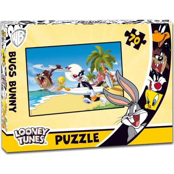 LT7543 LOONEY TUNES 70 PARÇA KUTU PUZZLE ürün görseli 1