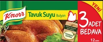 Knorr Tavuk Suyu Bulyon (12 Adet)  x 48 Adet ürün görseli 1