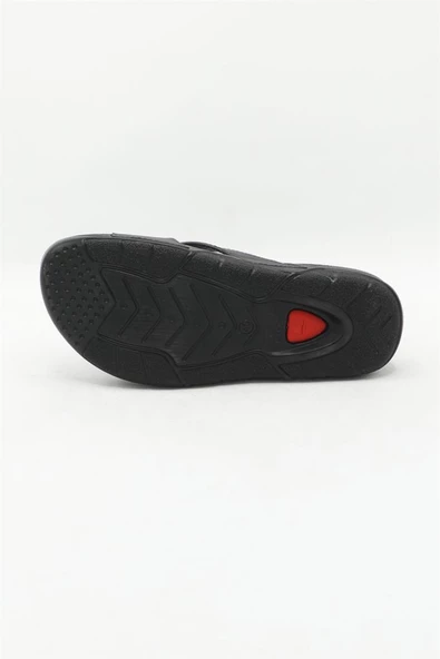 Ceyo 9877 Erkek Anatomik Çapraz Terlik Siyah 40-45 - Resim 4