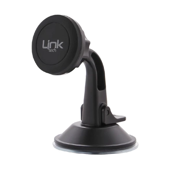 LinkTech H710 Araç İçi Telefon Tutucu Mıknatıslı Vantuzlu - Siyah ürün görseli 1