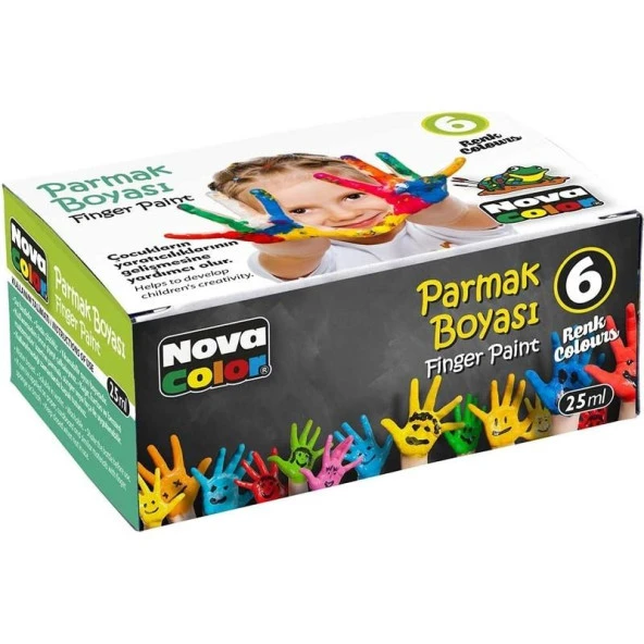 Nova Color Parmak Boyası 6 LI NC-138 ürün görseli 1