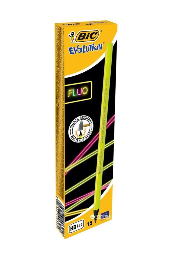 Bic Kurşun Kalem Evo Fluo 12 Lİ 940757 ürün görseli 1