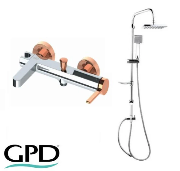 Gpd Banyo Bataryası Gildo Ve Tepe Duş Sistemi MBB165-K-R - DST19-3 ürün görseli 1