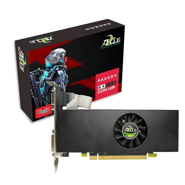 AXLE RX550 PCI-E 4G DDR5 128bit CRT-DVI-HDMI LP Ekran Kartı ürün görseli 1