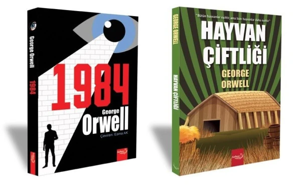 George Orwell 1984 + Hayvan Çiftliği Set 2 Kitap ürün görseli 1