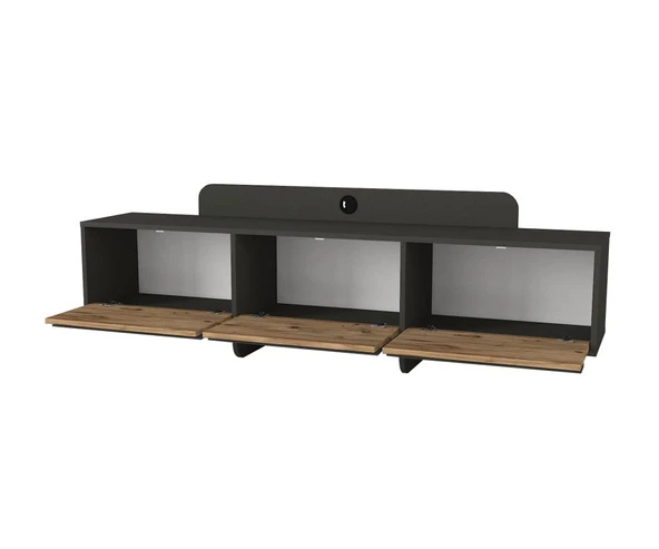 Maggie Tv Stand Antrasit - Atlantik Çam - Resim 6