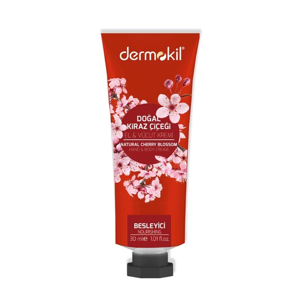 Dermokil Kiraz Çiçeği El ve Vücut Kremi 30 ml ürün görseli 1